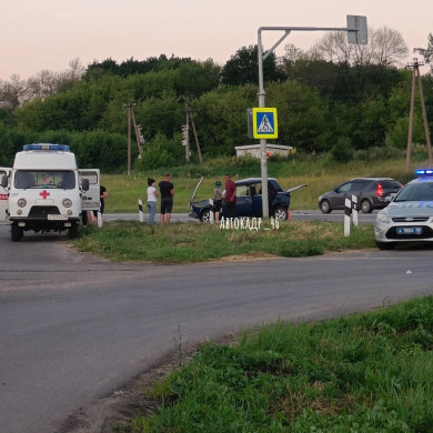 В Курской области четверо подростков пострадали в ДТП