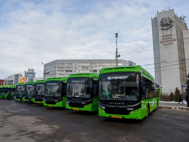 В Курск привезли новые автобусы