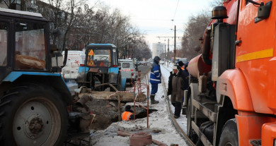 В Курске устранили последствия коммунальной аварии