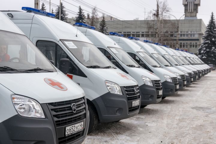 Курская область получила 30 машин скорой помощи