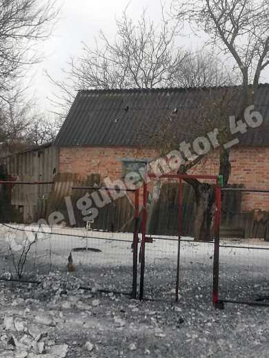 В Курской области снаряды упали возле подстанции