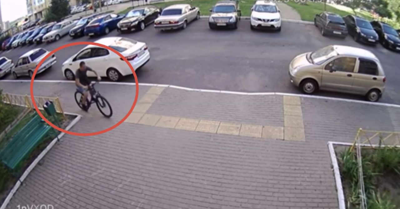 Курян просят помочь раскрыть велосипедную кражу