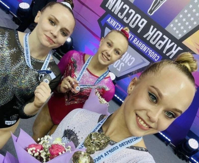 Гимнастка Ангелина Мельникова неплохо выступила на Кубке России