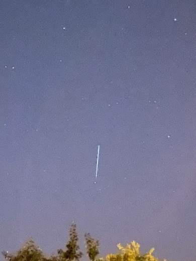 В небе над Курской областью наблюдали группу спутников Илона Маска