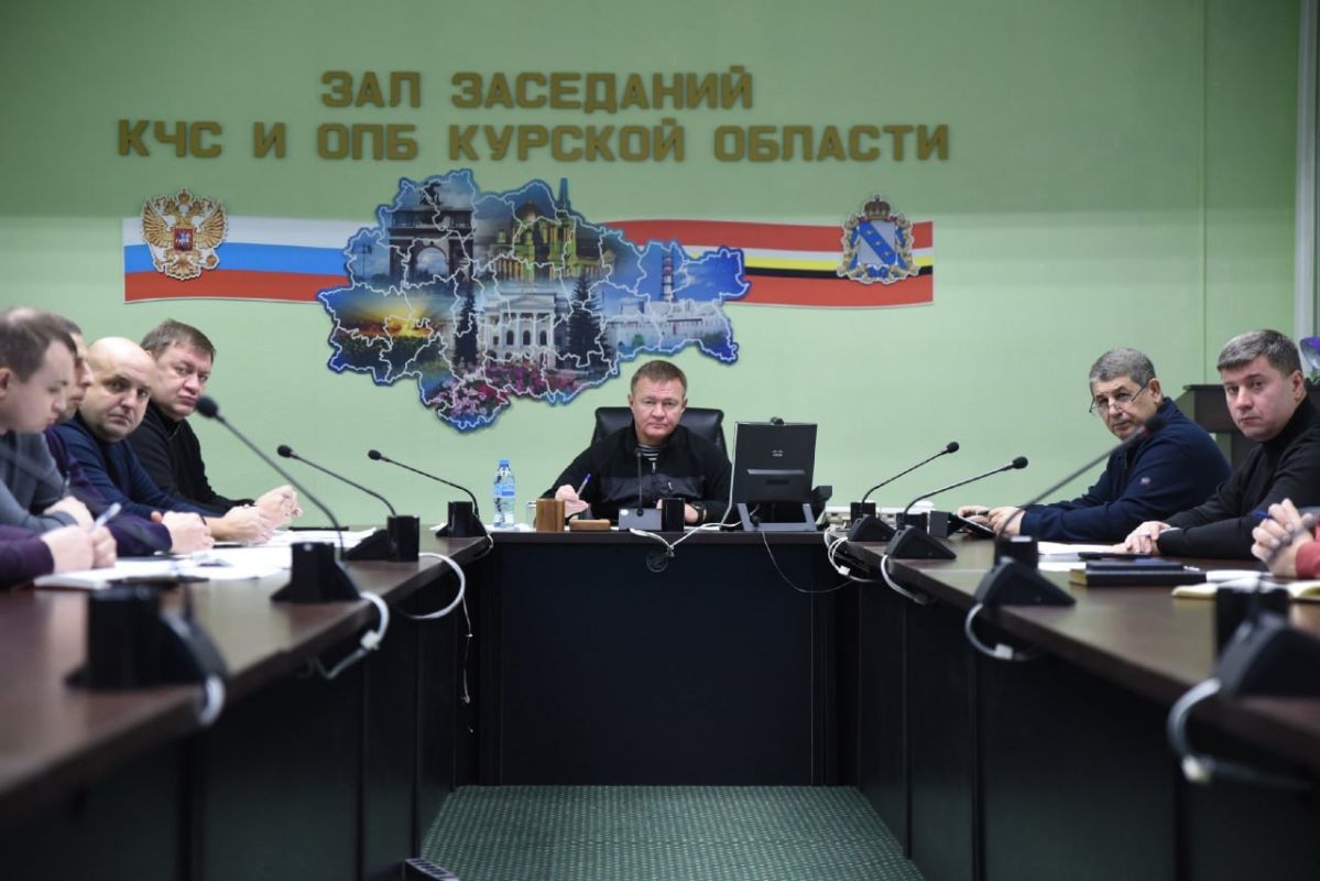 Курскую область залило ледяным дождём