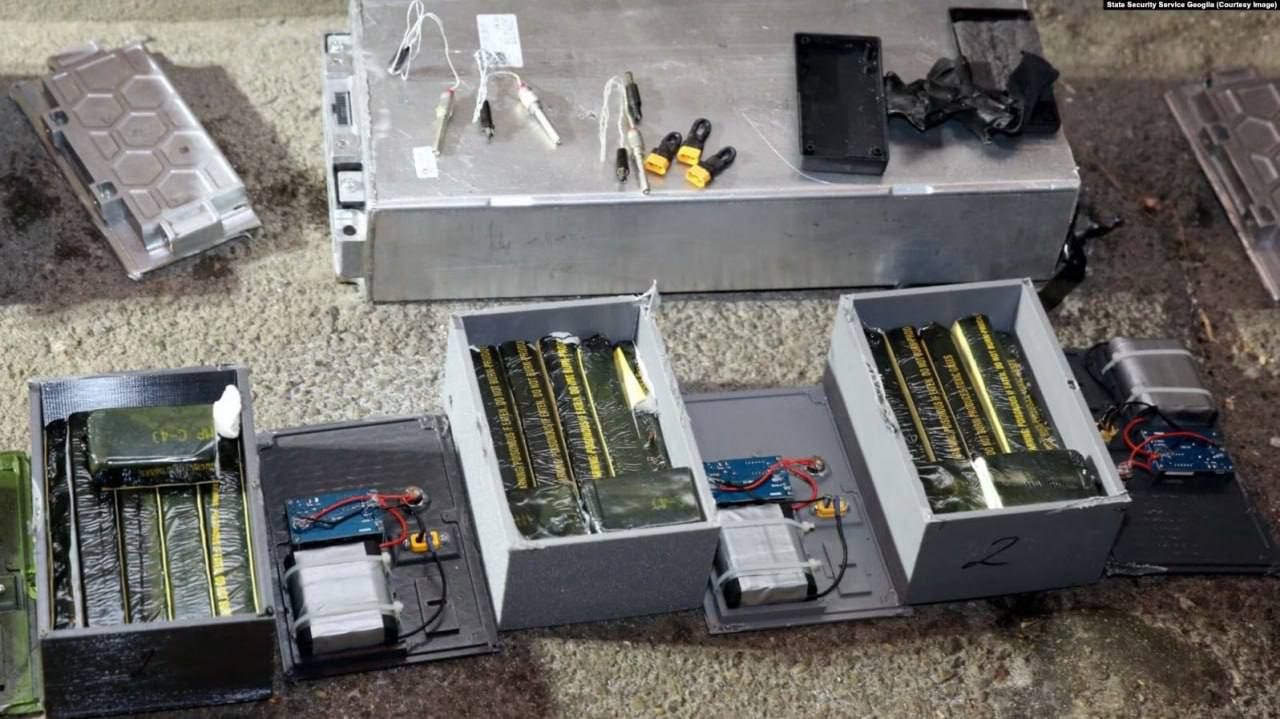 <p>Найденная взрывчатка</p>