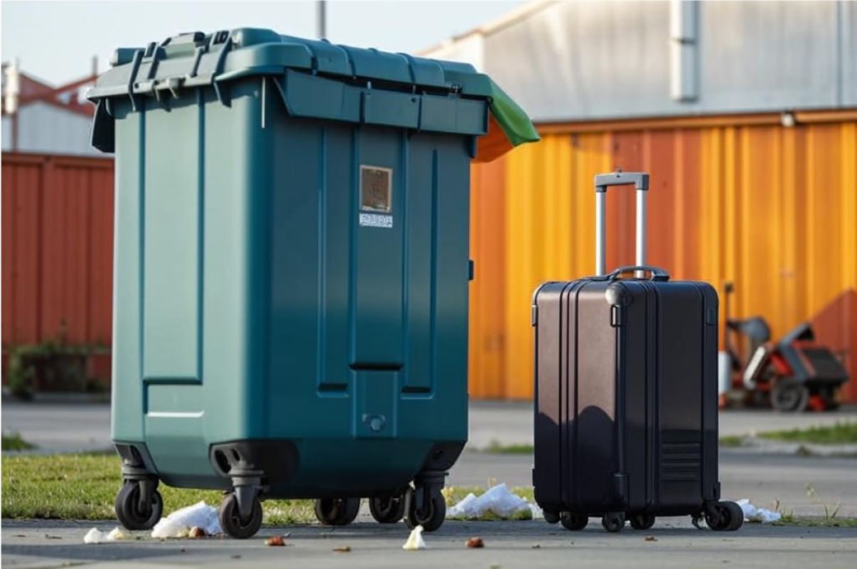 Тело ребёнка нашли в чемодане у мусорки