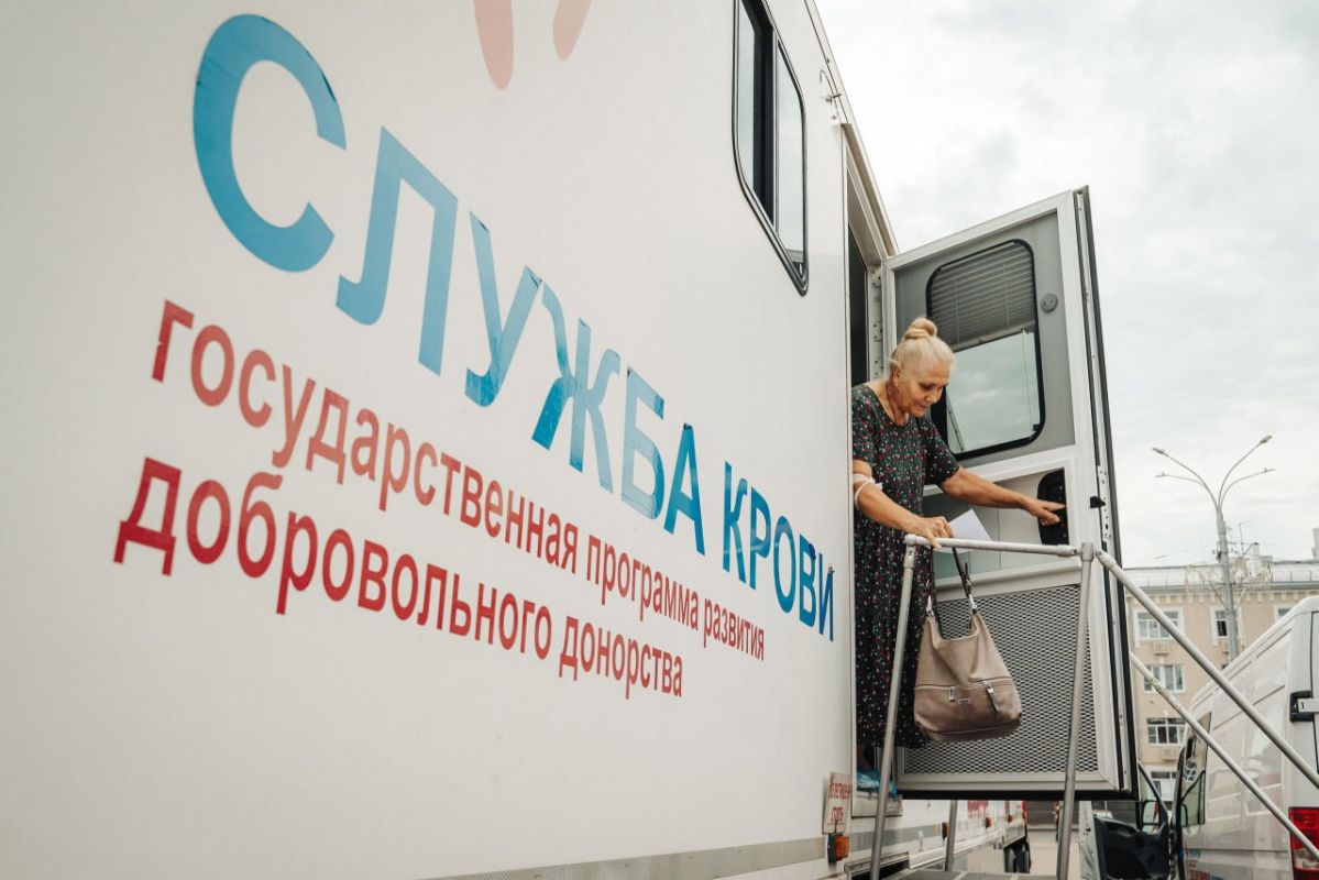 Куряне массово сдают кровь для пополнения запасов