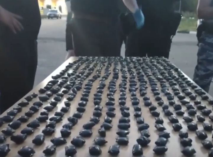 В Курской области задержали мужчину с крупной партией наркотиков