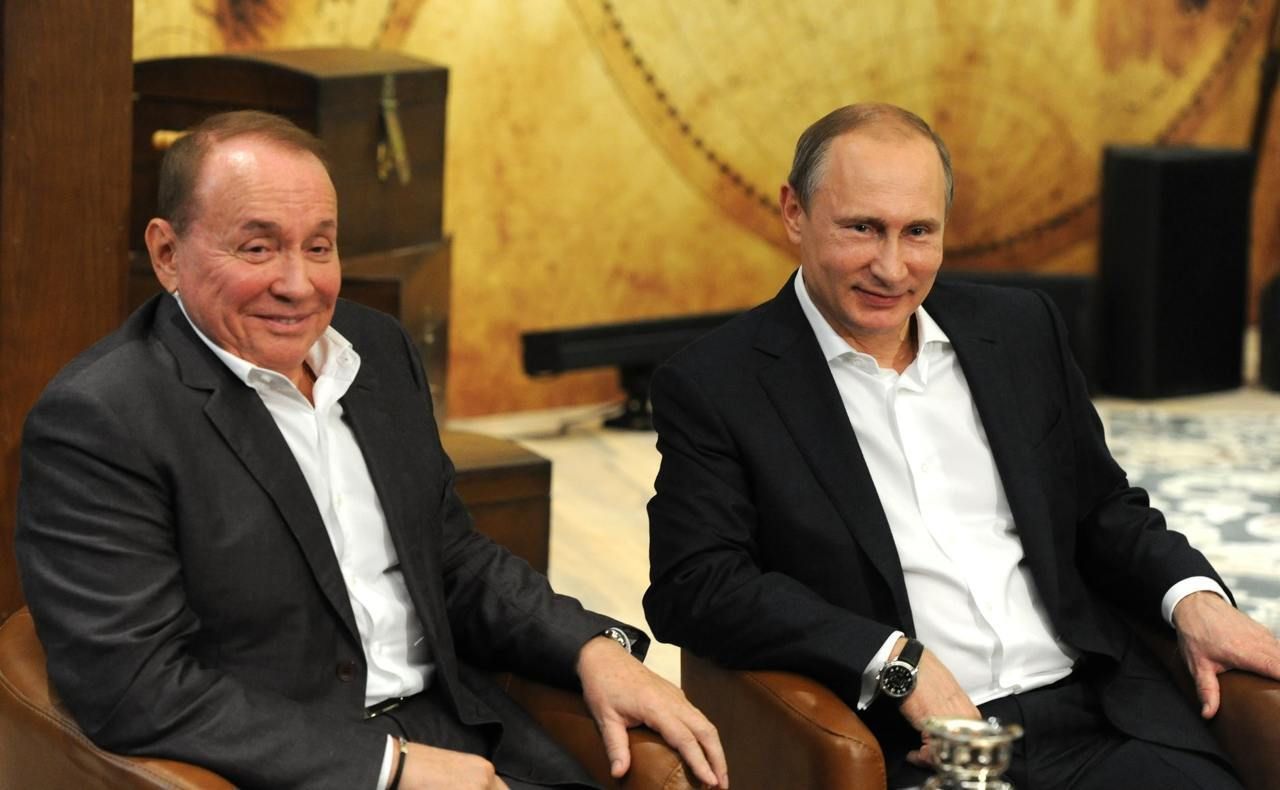 Александр Масляков и Владимир Путин