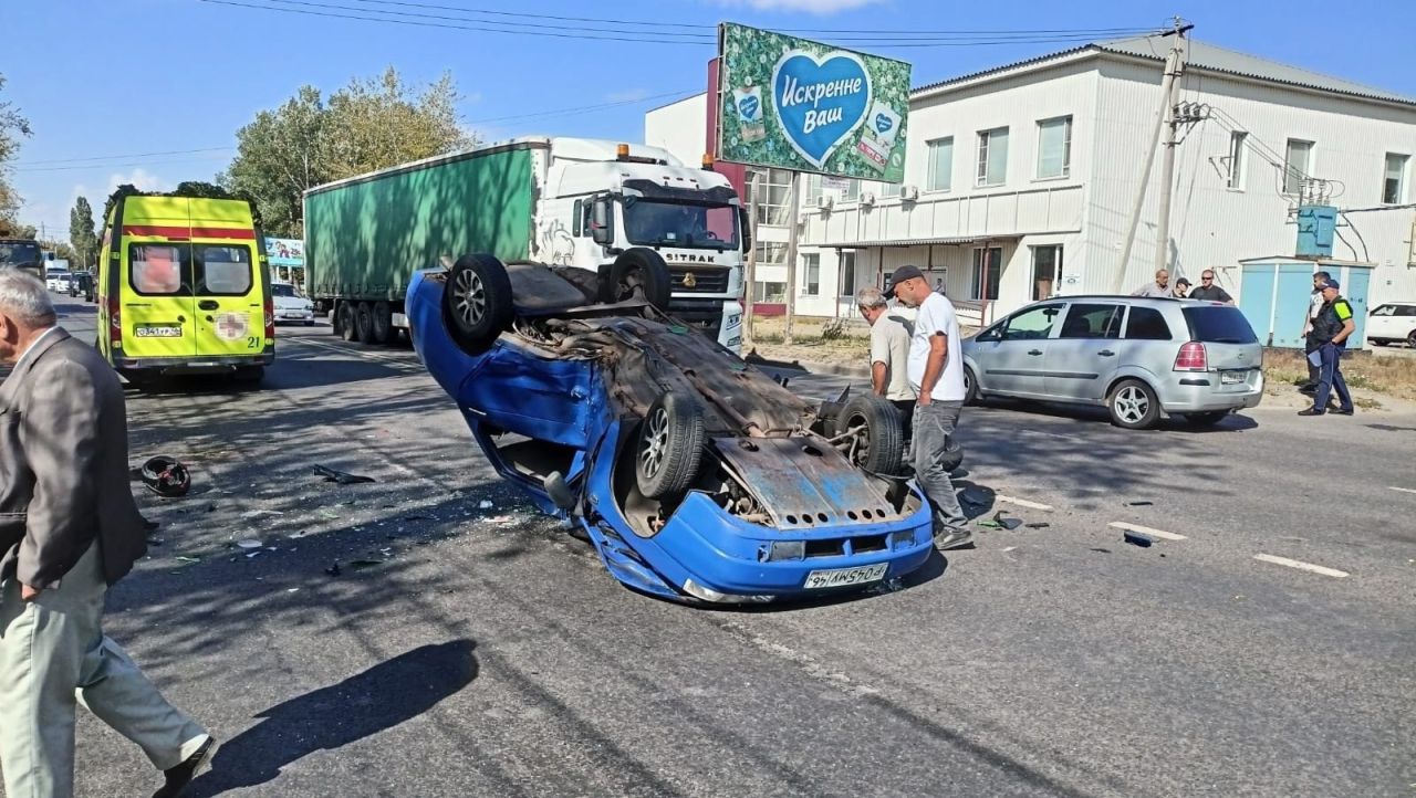В Курске водитель автомобиля погиб после столкновения с мотоциклом