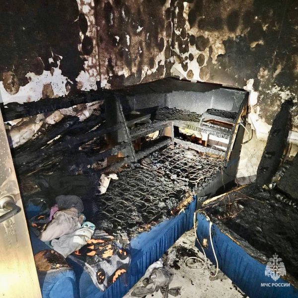 В Курской области дети устроили пожар, играя в экспедицию