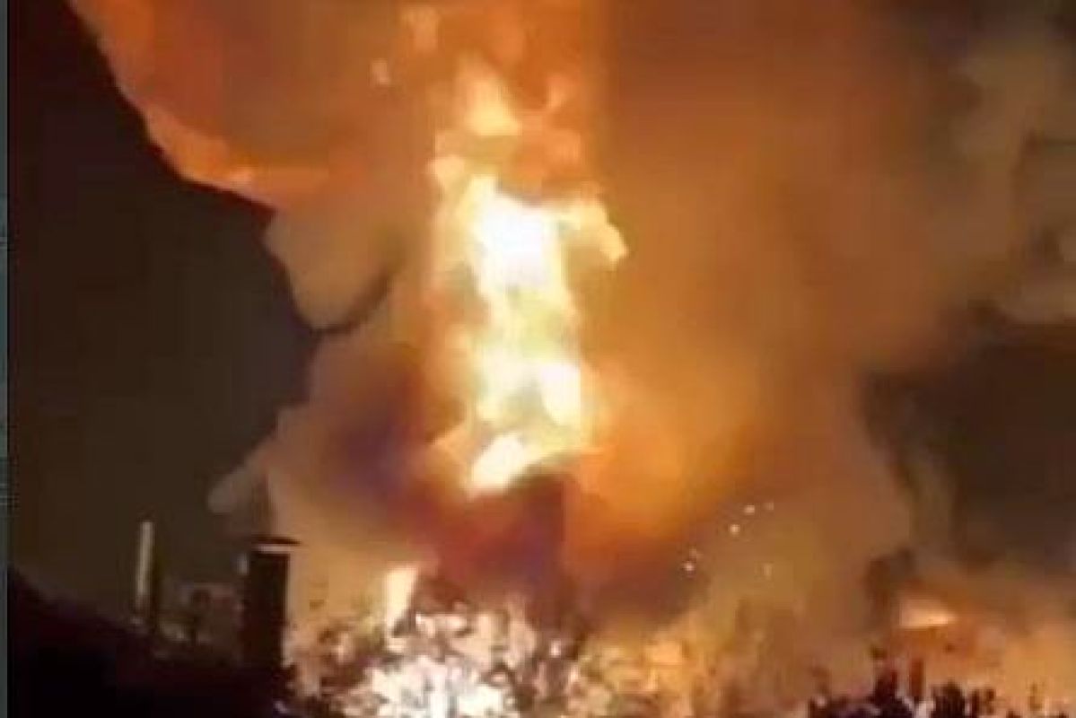 Последствия ночной атаки в Аннинском районе Воронежской области