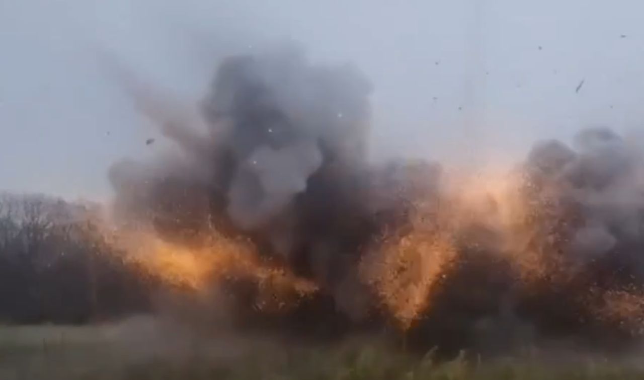 В Курской области уничтожили боевую часть ракеты «Нептун»