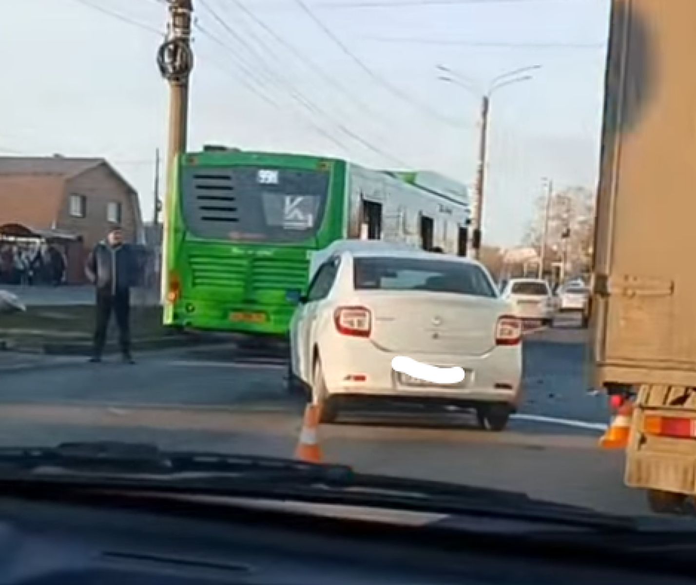 Курские полицейские прокомментировали ДТП с автобусом