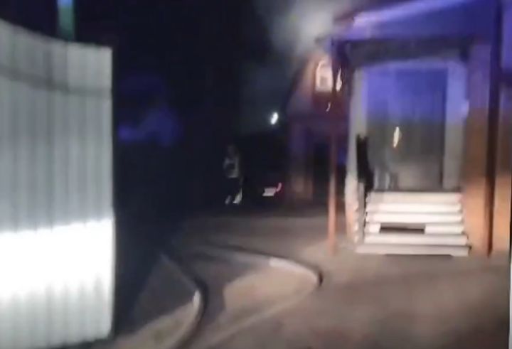 В Курске дом спасли от ночного пожара
