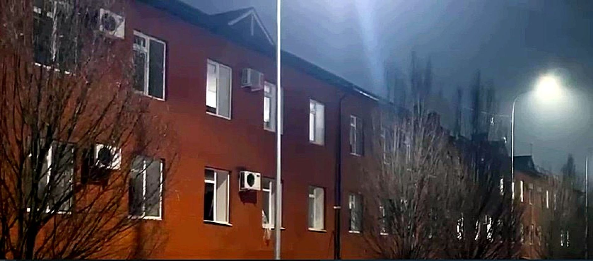 Казармы спецполка полиции в Грозном в Чечне