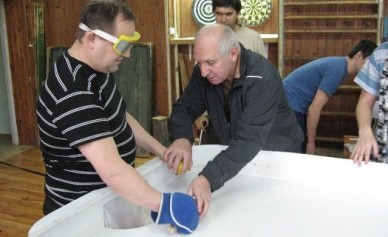В Курске прошли соревнования по теннису среди слепых
