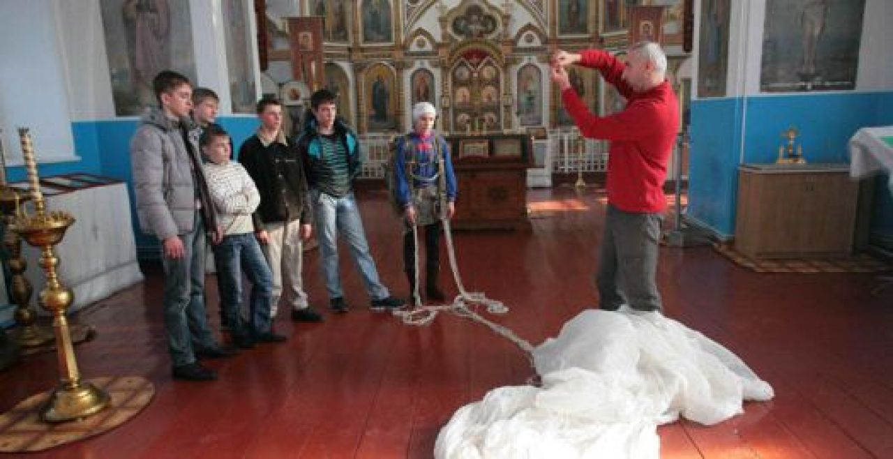 Первые прыжки у воспитанников клуба будут весной, как только просохнет земля