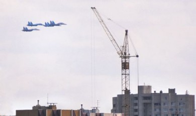 Воронежские бомбардировщики «атакуют» курян