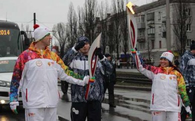 У депутата курского Городского собрания Олега Белашова не зажегся олимпийский фа...