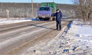 Новая дорога не выдержала морозов