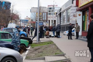 Среди убитых в центре Белгорода - две школьницы.  Фото Светланы Солодовниковой.