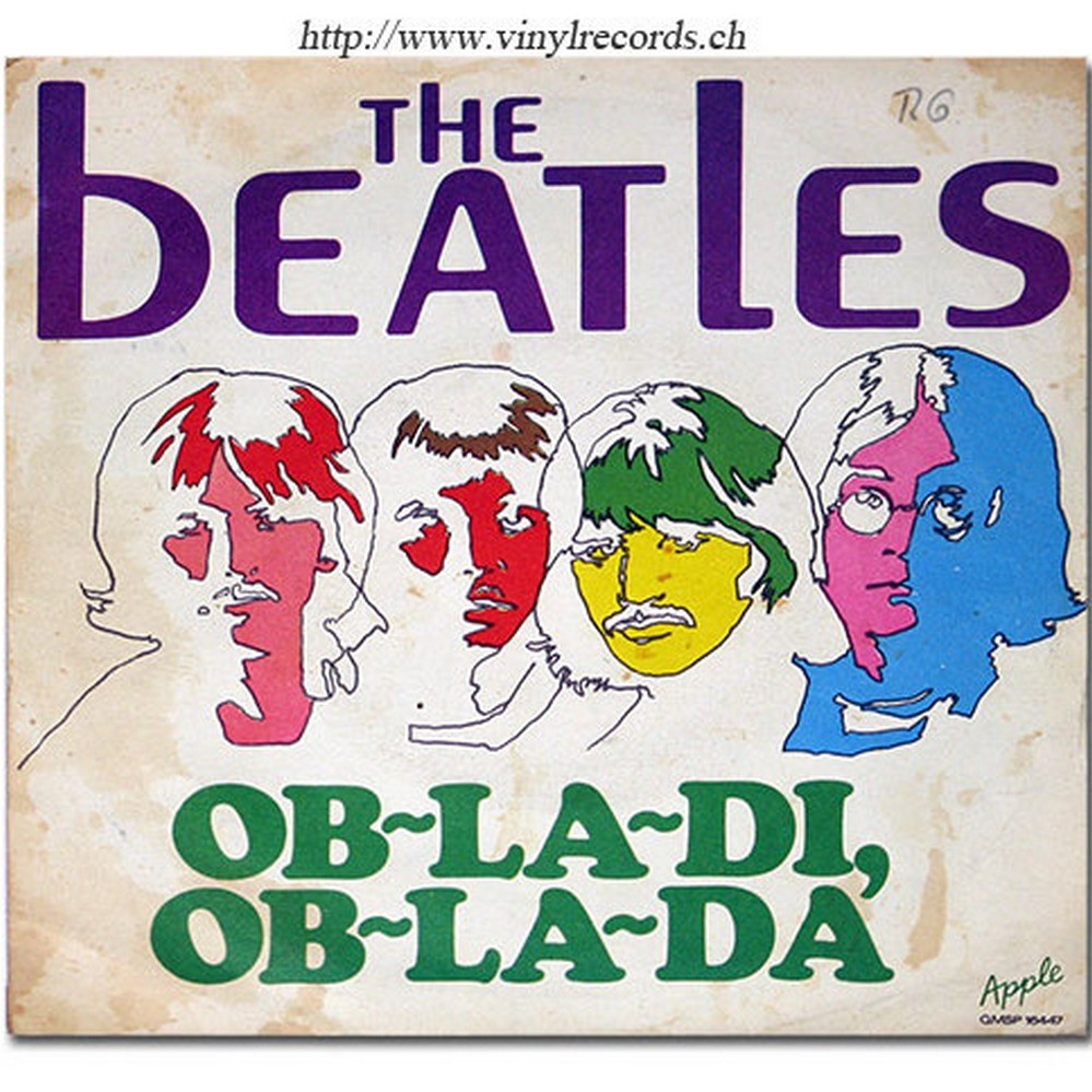 La di di песня перевод. The Beatles ob-la-di, ob-la-da. Obladi Oblada Beatles. Битлз обложки альбомов. Beatles обложка.
