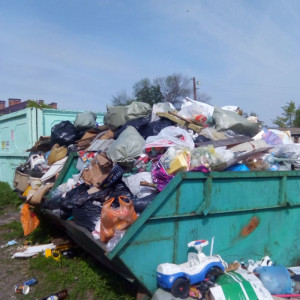 мусорка в селе Богданов