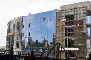 В Белгороде опубликовали фото строительства спортивной арены